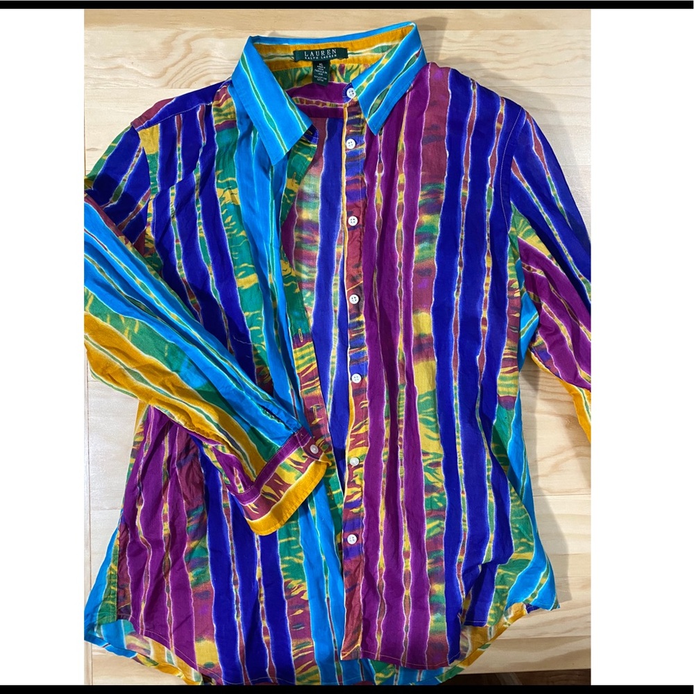 striped Ralph Lauren button down